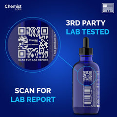 Chemist Labs methylene blue GMP facility packaging reflects strict US manufacturing oversight.