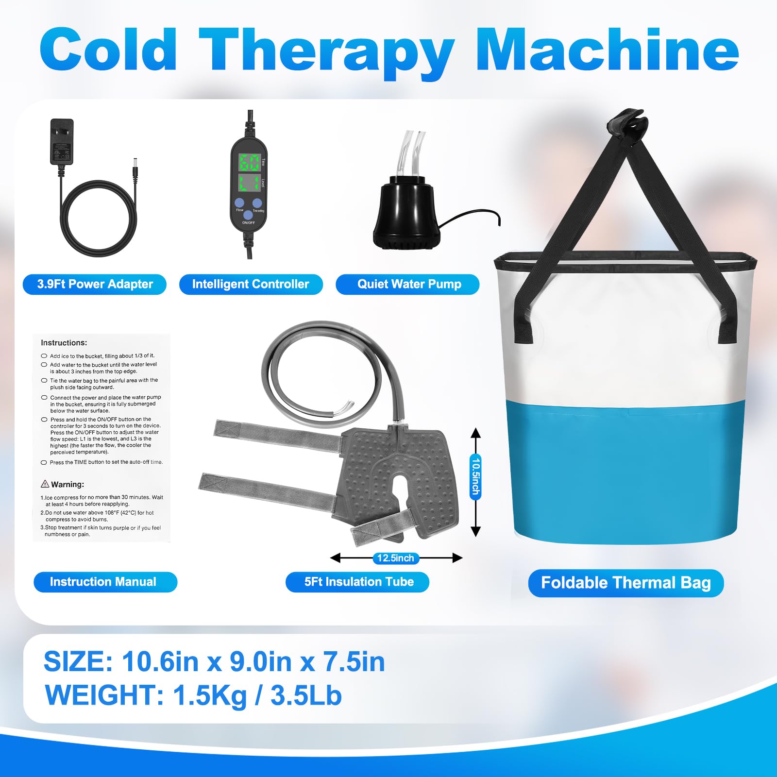 Chendssfkd home therapy setup guide showing simple at‑home use