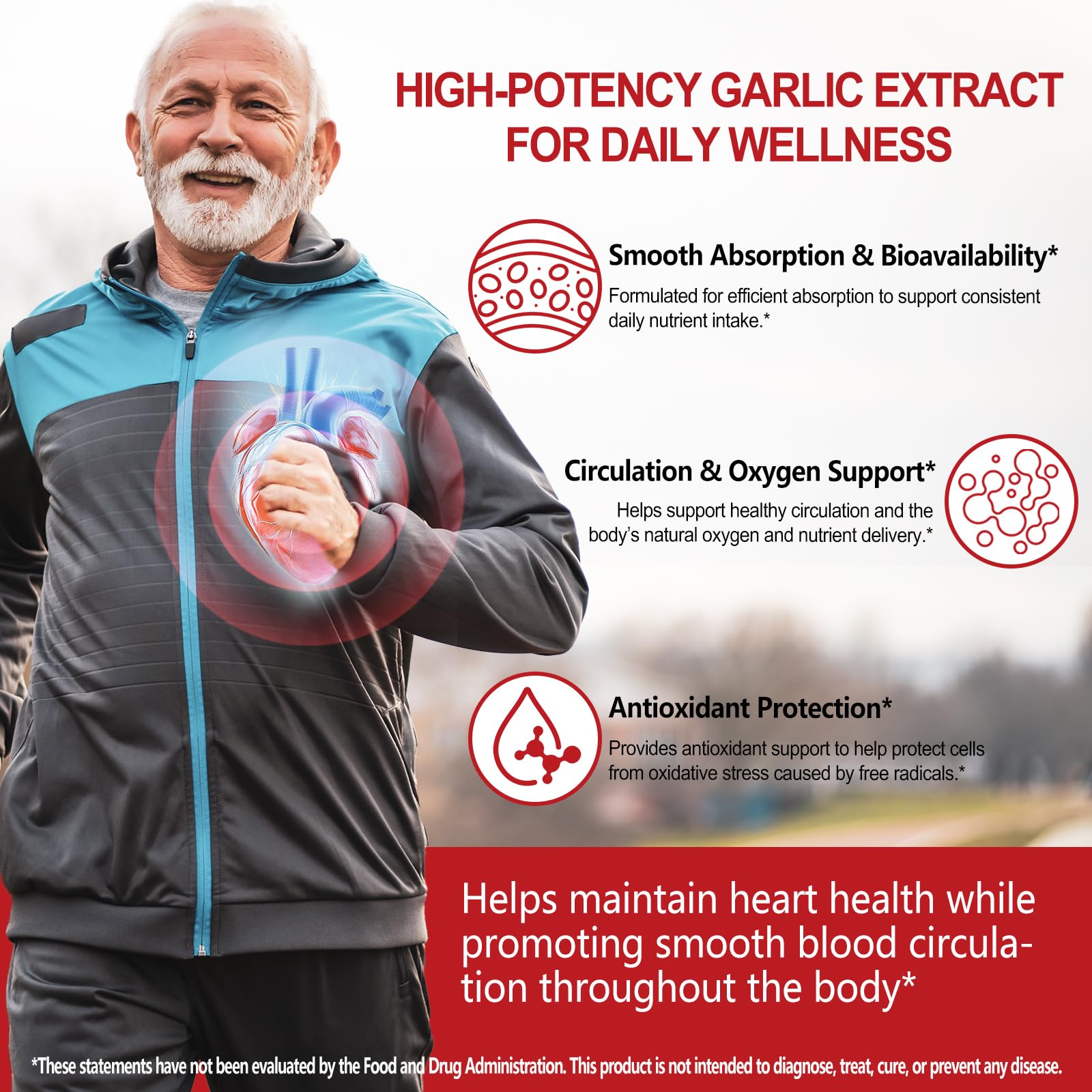 chenyayun odorless garlic softgels close-up illustrating gentle, stomach-friendly daily use.