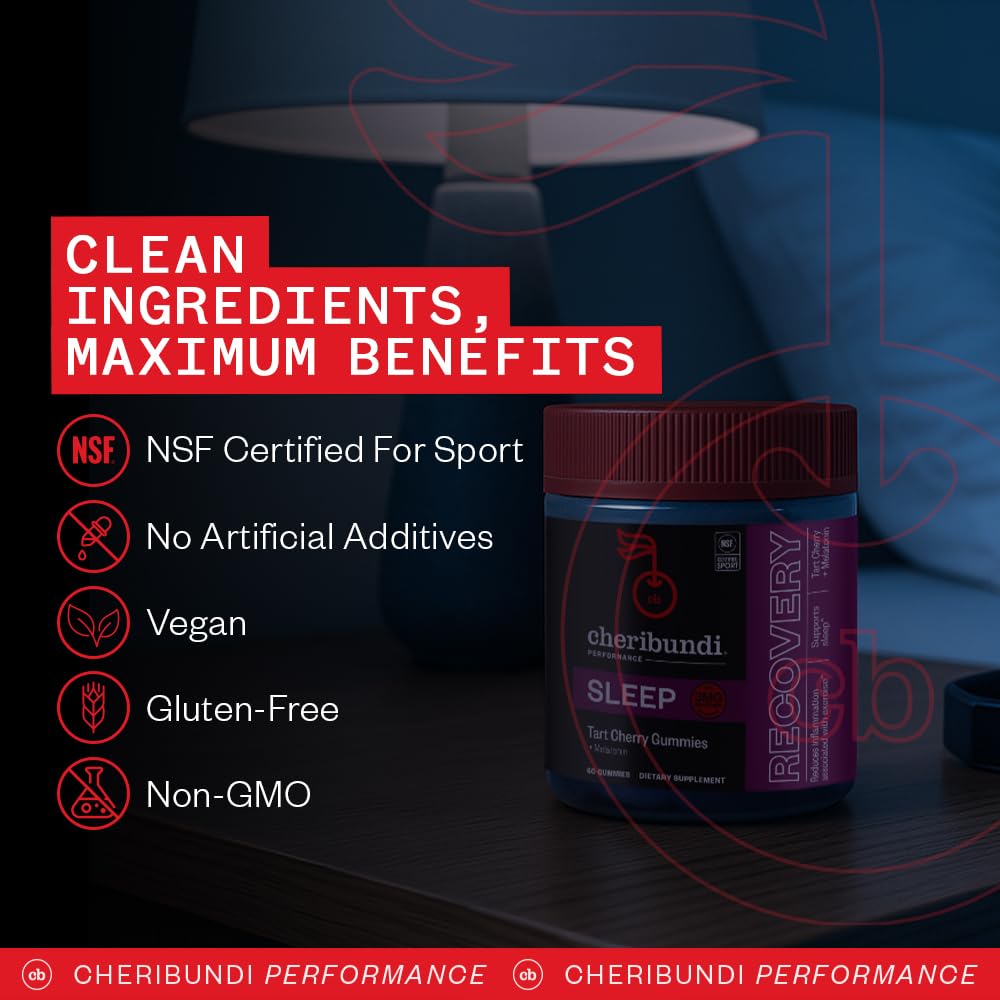 Cheribundi tart cherries visual emphasizes natural ingredients and wellness.