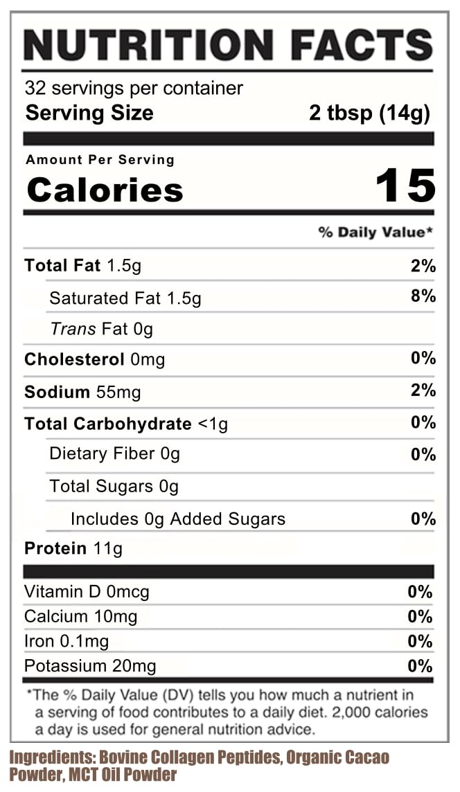 Cherie Sweet Heart collagen powder chocolate smoothie blend, supports beauty and joints.