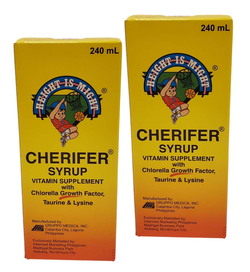 Cherifer syrup 2-pack front view highlighting compact bottles for easy daily use.