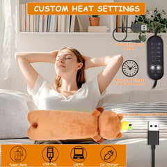 ChezMax capybara heating pad includes auto-off safety feature