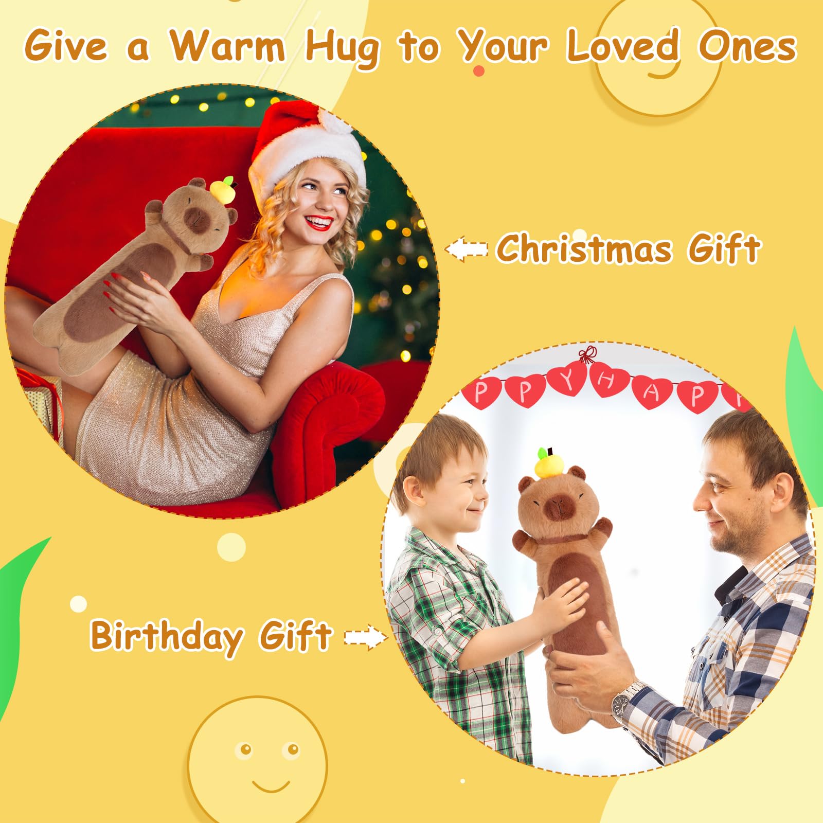 ChezMax capybara heating pad makes a cozy gift