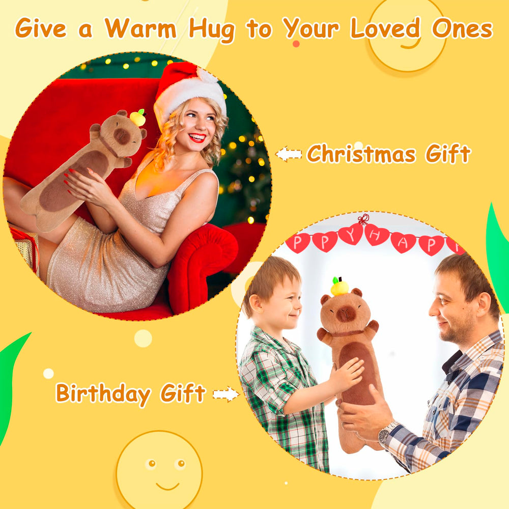 ChezMax capybara heating pad makes a cozy gift