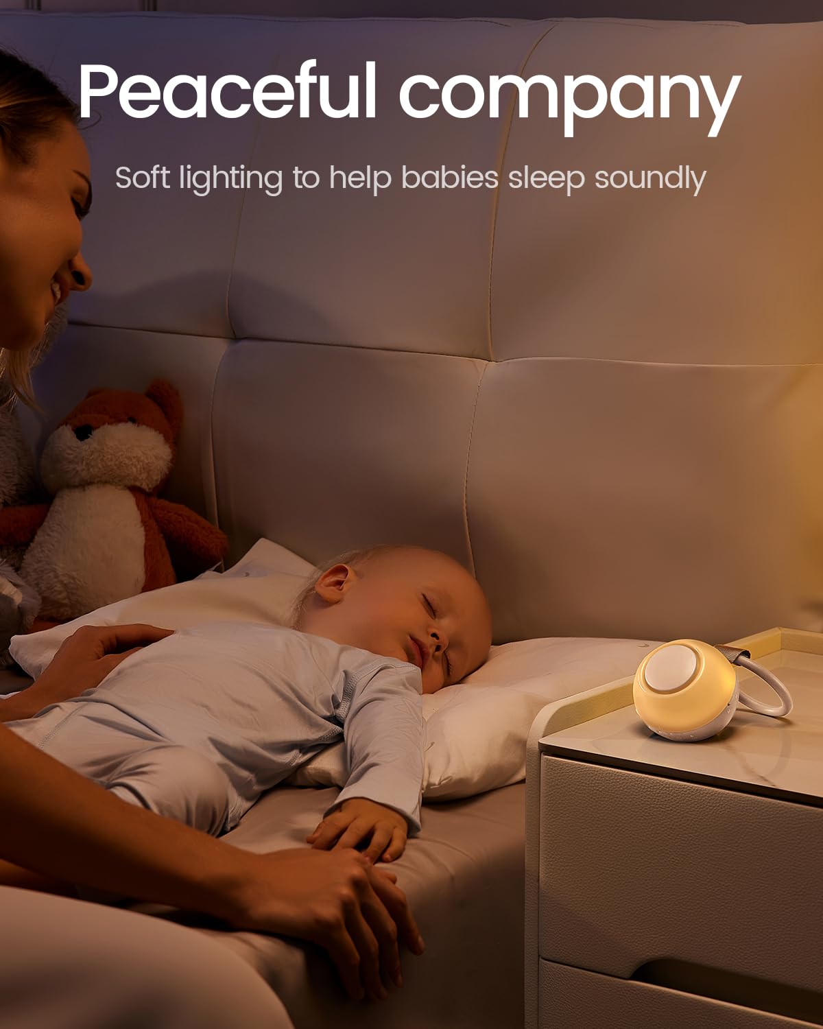 CHICWAY Bluetooth-capable portable design streams music for parents