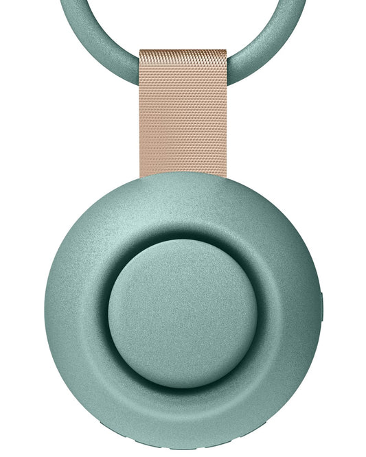 CHICWAY portable white noise machine in cyan for travel and nursery use.