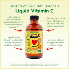 ChildLife Essentials elderberry ingredients closeup emphasizes natural antioxidants for kids.