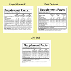 ChildLife Essentials Liquid Zinc Plus bottle shows convenient immune support for children.