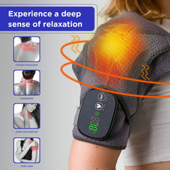 Chillora adjustable-fit shoulder wrap demonstrates universal sizing for comfortable wear