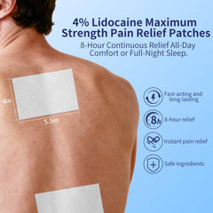 Individual vacuum-sealed patches emphasize hygiene and travel readiness.