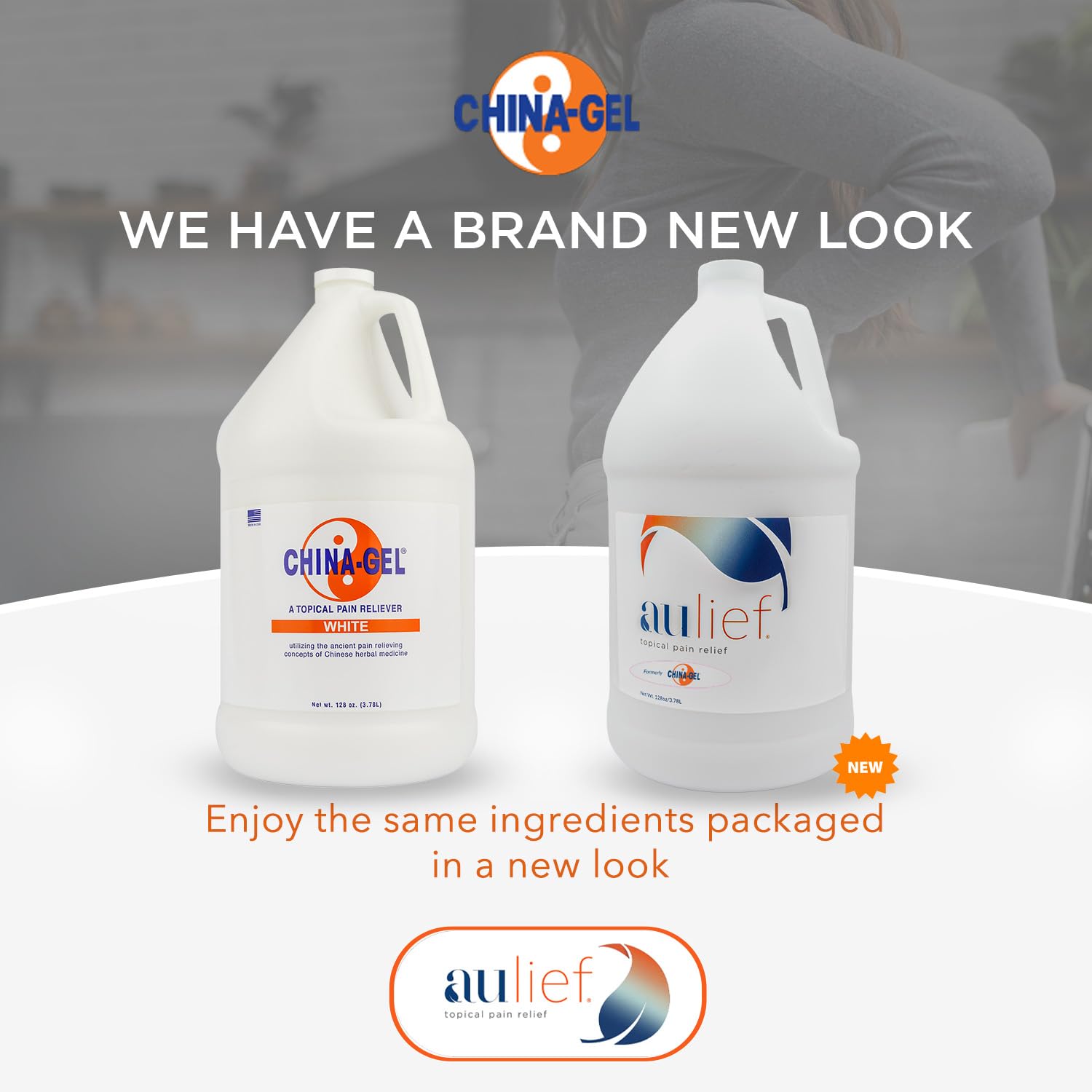 China-Gel Aulief textured gel application spreads easily with no residue.
