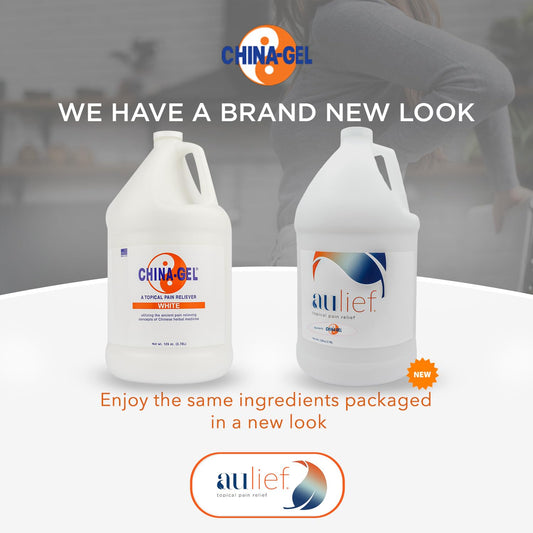 China-Gel Aulief textured gel application spreads easily with no residue.