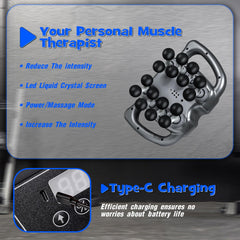 Chinensis Massage Gun with 9 modes and 99 speeds for personalization