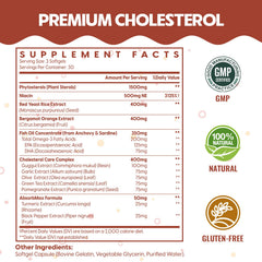 ChiQwench plant sterols softgels arranged to showcase comprehensive cholesterol support