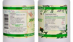 Chi's Enterprise Joint Force capsules close-up, highlighting glucosamine, MSM and chondroitin for joint support.