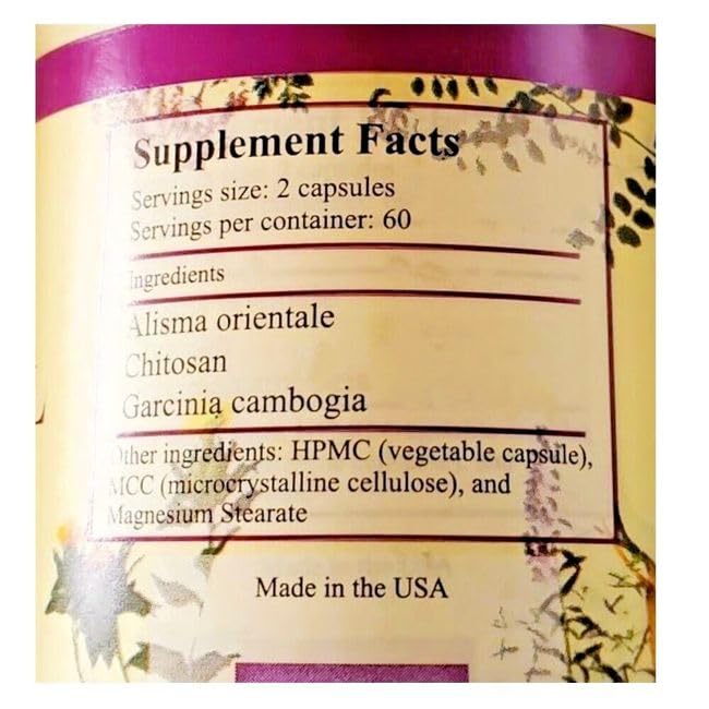 Chi's Enterprise Slender All capsules close-up highlighting metabolism use