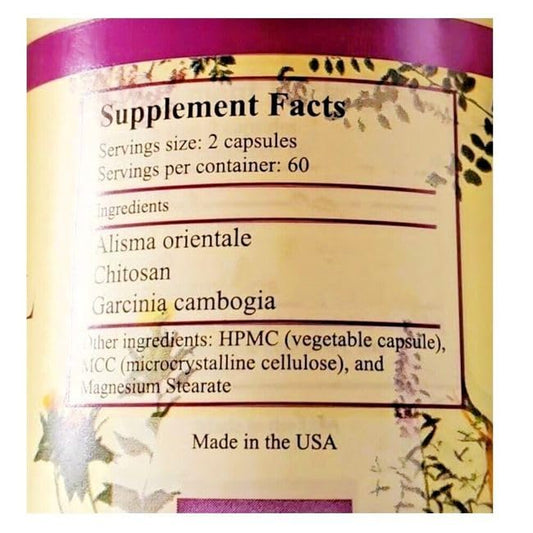 Chi's Enterprise Slender All capsules close-up highlighting metabolism use