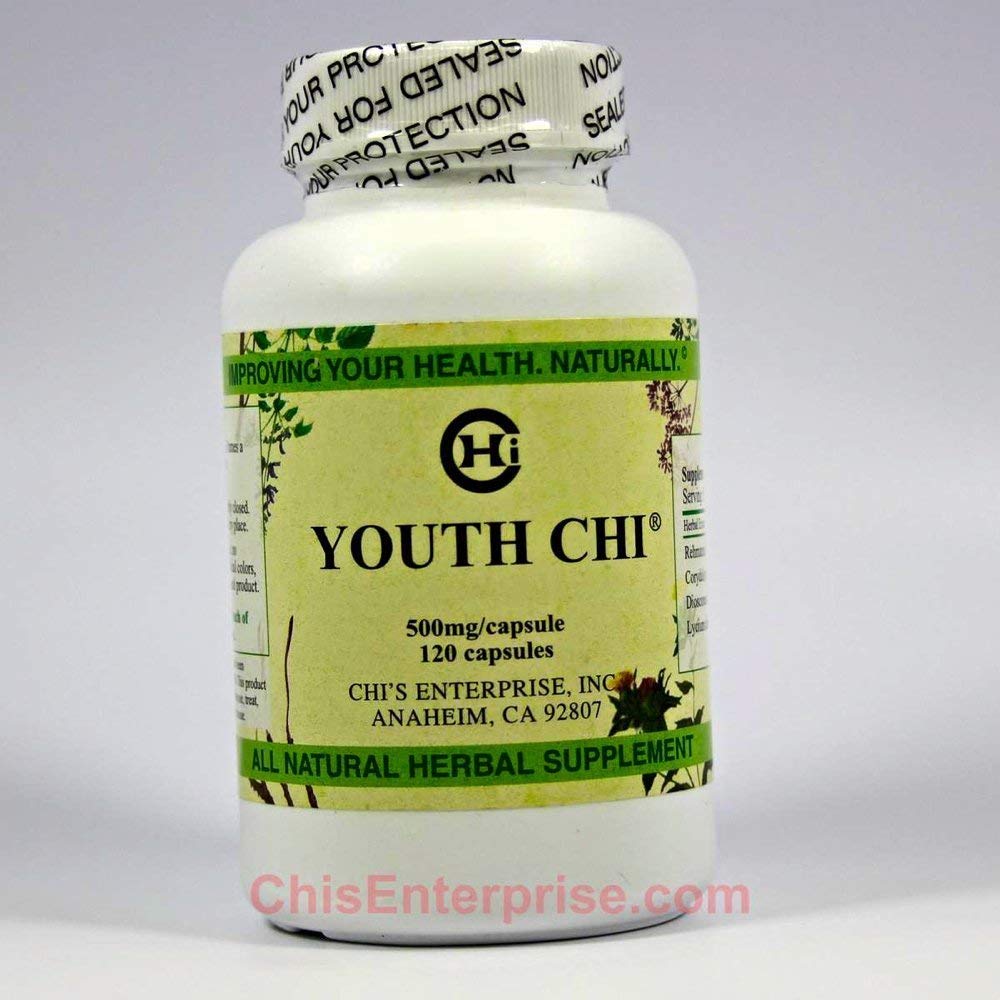 Chi's Enterprise Youth Chi bottle pouring to support daily bone wellness.