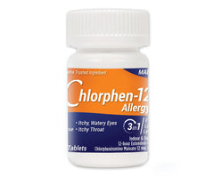 Chlor-Trimeton extended release tablets front view for allergy symptom management