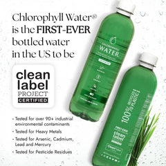 Chlorophyll Water energy without caffeine for workouts and mornings.