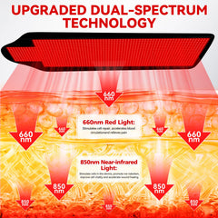 Cholas dual wavelengths 660nm and 850nm target tissues with two-light technology.