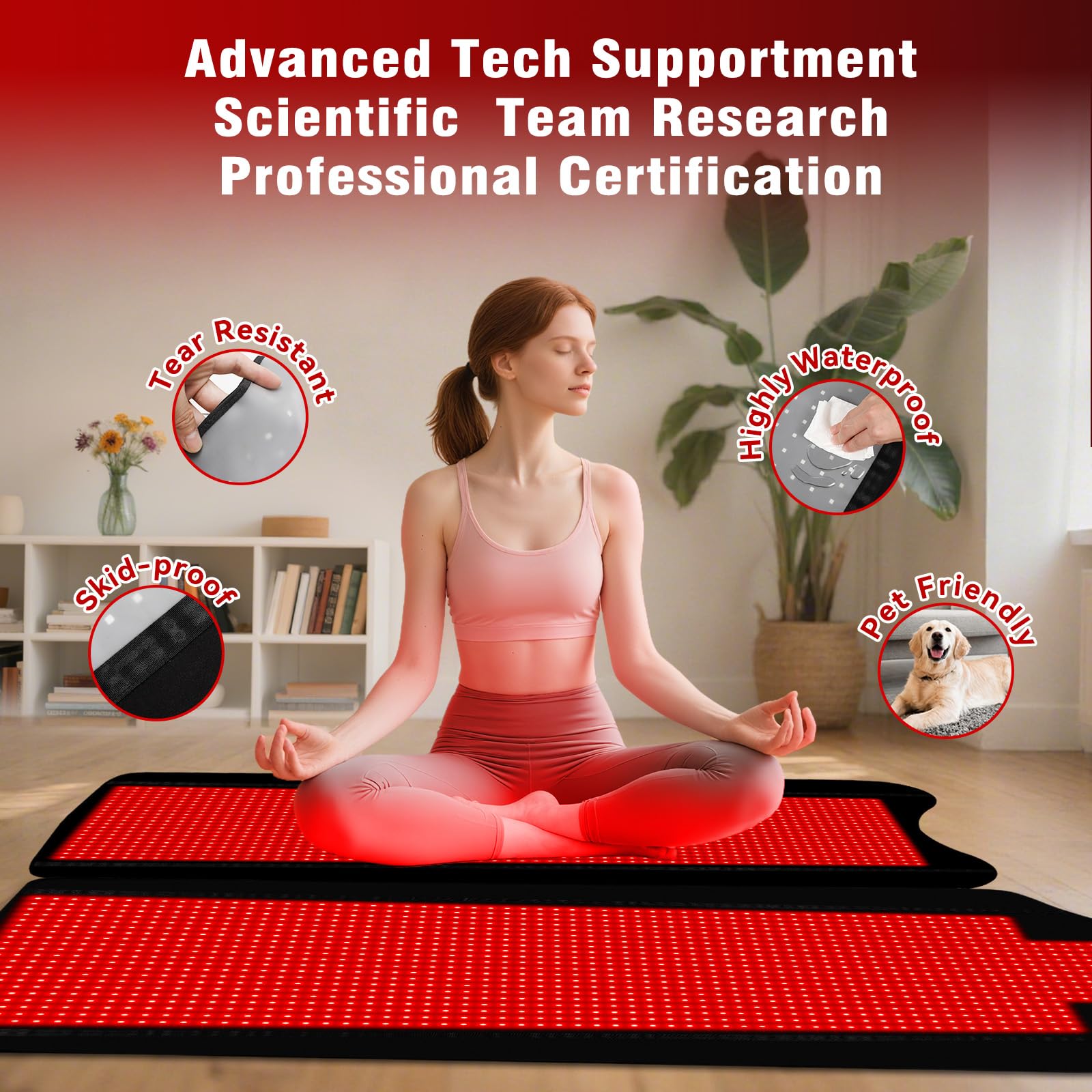 Cholas flat 74x77.2 inch mat laid out for traditional full-body treatment
