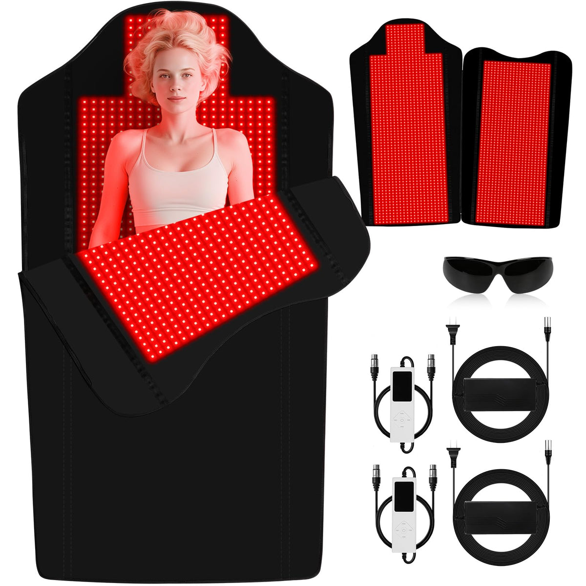 Cholas red light therapy mat provides full body coverage for at-home sessions