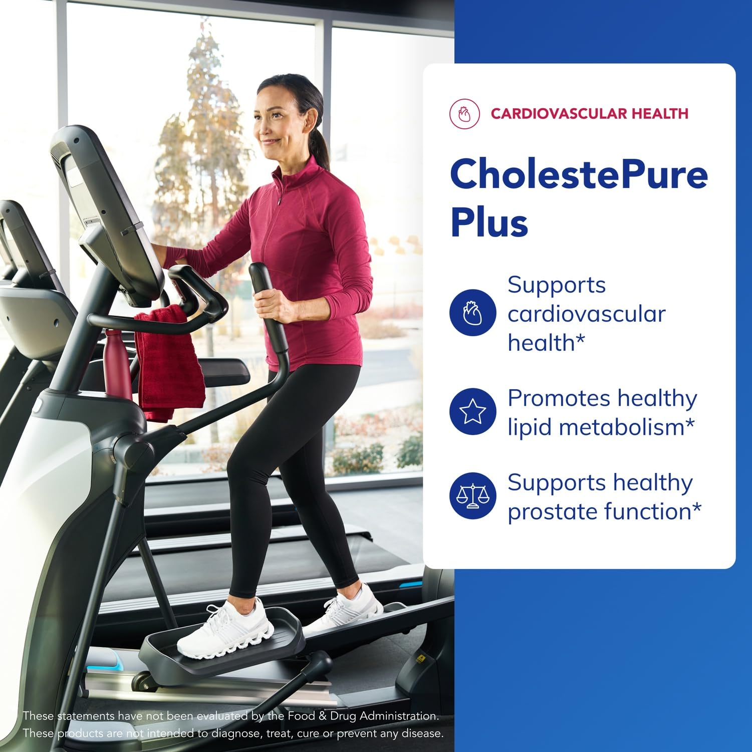 CholestePure Plus citrus bergamot extract capsules highlighting lipid metabolism support