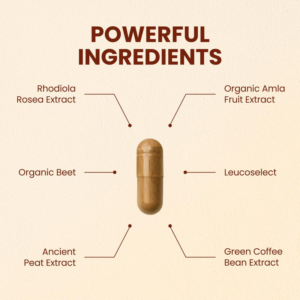 CHOQ Action 2.0 capsules closeup showing convenient vegan capsules.