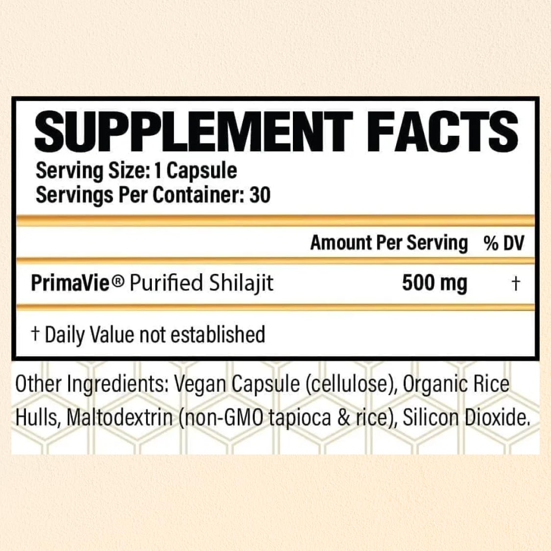 CHOQ Shilajit serving with glass of water included in routine
