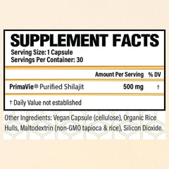 CHOQ Shilajit serving with glass of water included in routine