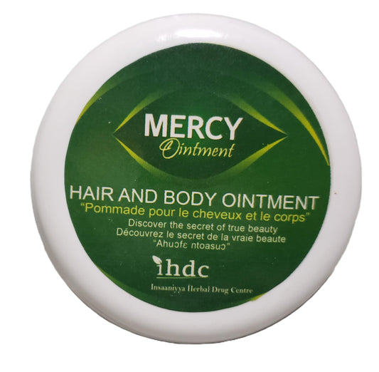Chosen Mercy Ointment close-up highlights smooth spread for effortless scalp and skin hydration.