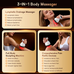 Choufaly body sculpting device in full-body use for contour and tone