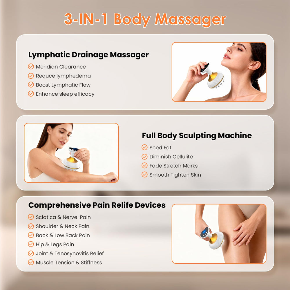 Choufaly body sculpting machine using microcurrent and light for skin toning.