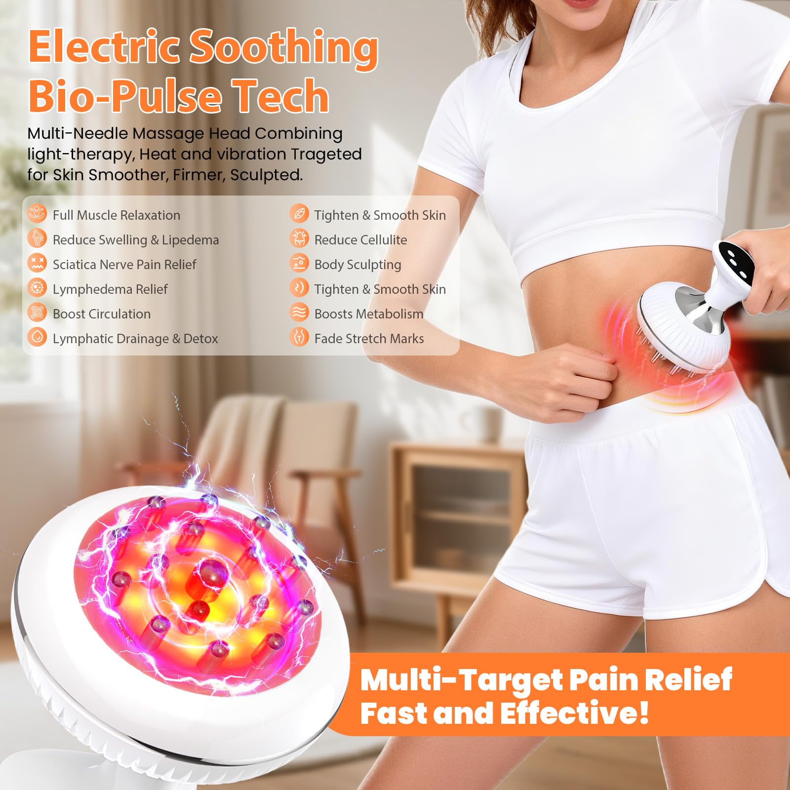 Choufaly cellulite massage tool used on arm area for toned appearance potential