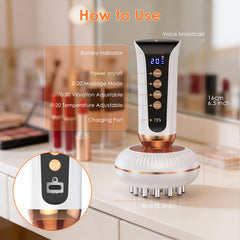 Choufaly portable cordless design for convenient body contouring anywhere.