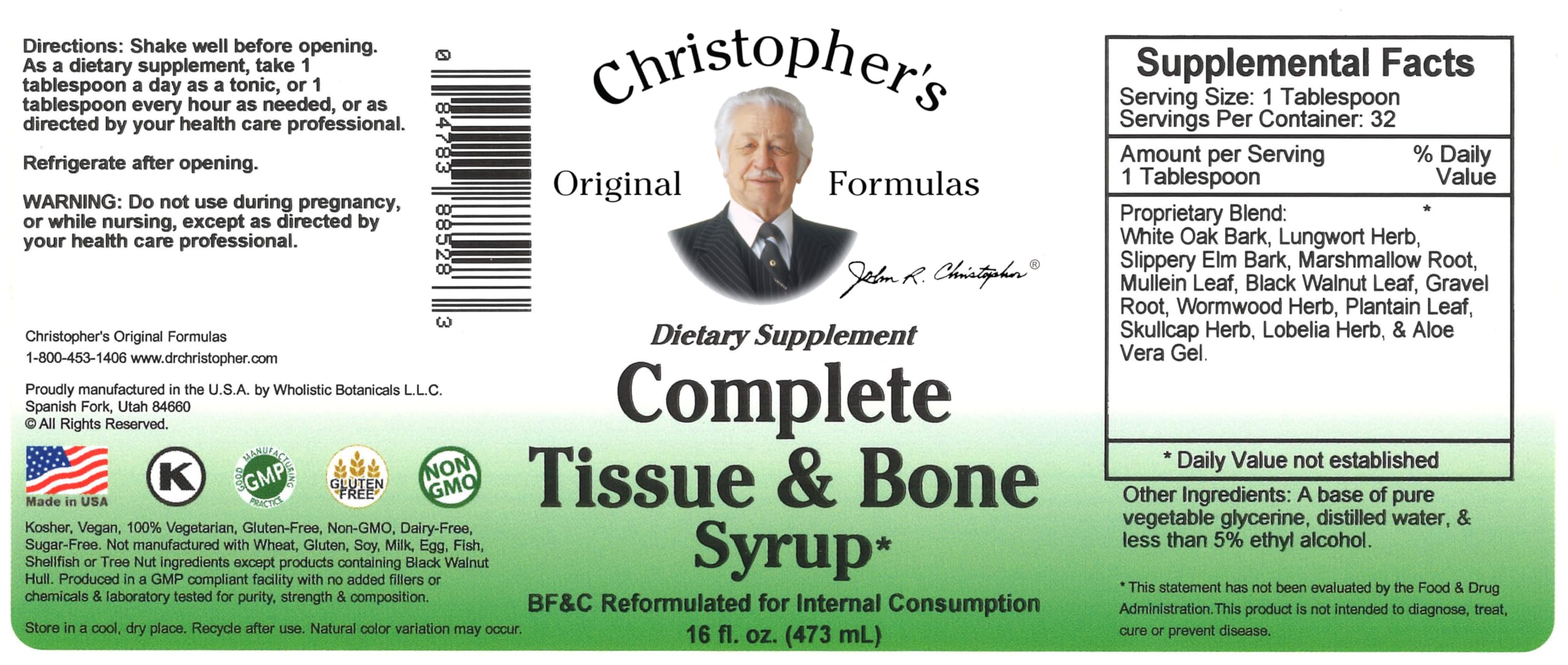 Pouring syrup demonstrates easy, liquid daily ritual for potential tissue and bone support.