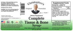 Pouring syrup demonstrates easy, liquid daily ritual for potential tissue and bone support.