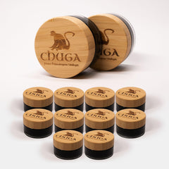 Chuga Shilajit resin bottle highlights premium Himalayan minerals for daily vitality.