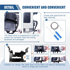 CHZHWFDC easy installation for quick wall mounting of CPAP gear.
