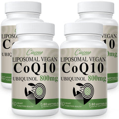 Ciaceae liposomal CoQ10 800mg softgel bottle front showing potency for daily support