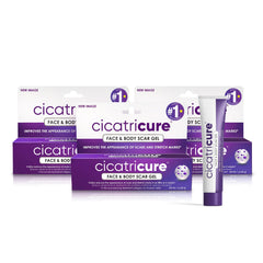 Cicatricure Advanced Scar Gel on the face for smoother scar appearance and daily use