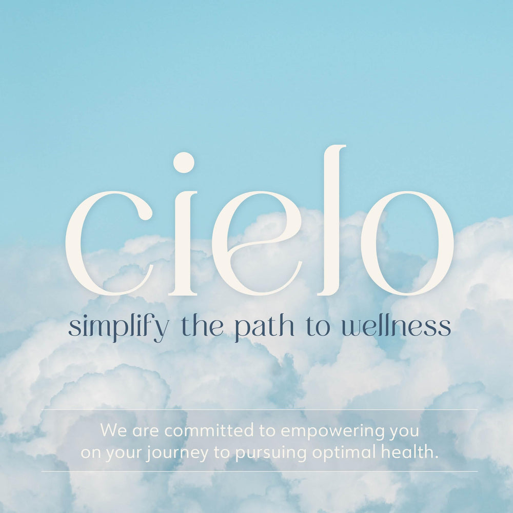 Cielo Rise digestive support graphic emphasizes magnesium blend.