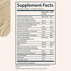 Cielo Rise packaging label close-up showing complete nutrition.