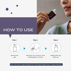 Cigtrus O2 Inhaler Blueberry side profile highlighting compact pocket-friendly design