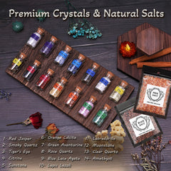 Cikuco Witchcraft Supplies Kit candle holders and candles for color-coded rituals