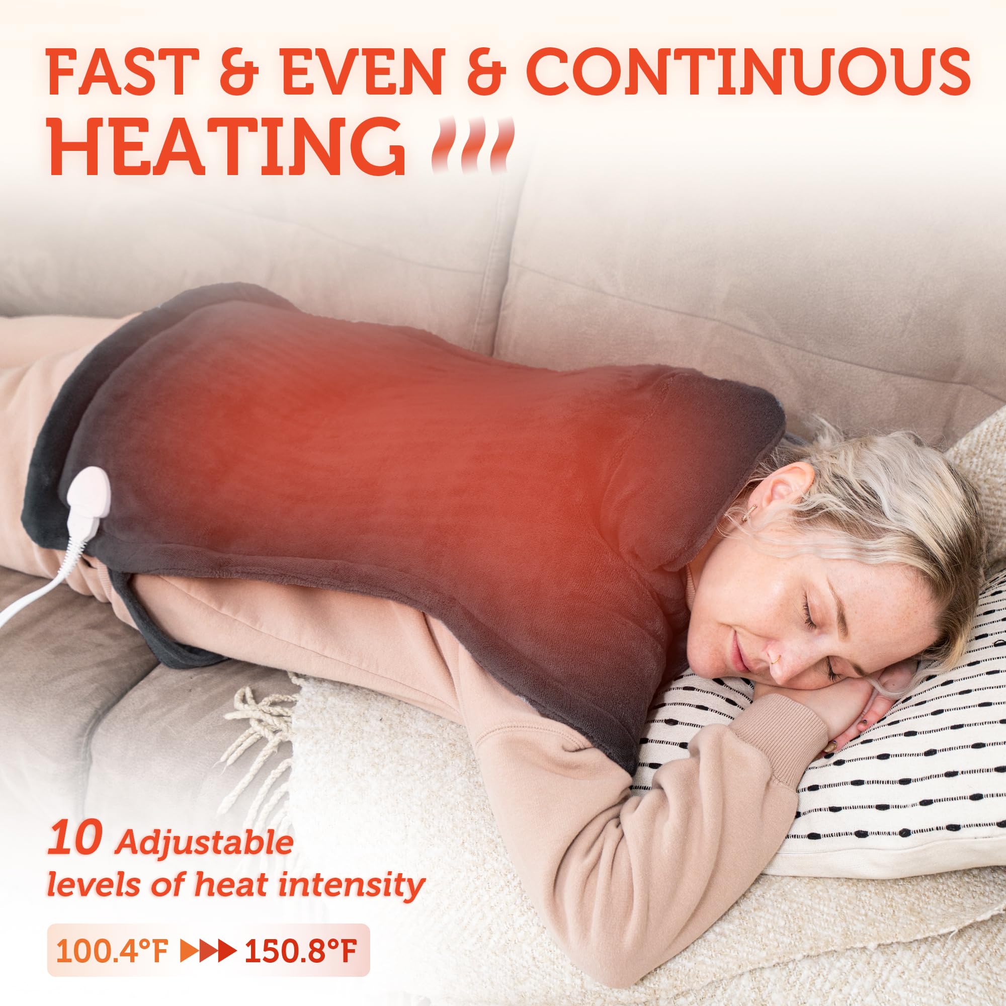 CILI heating pad adjustable waist for a secure fit
