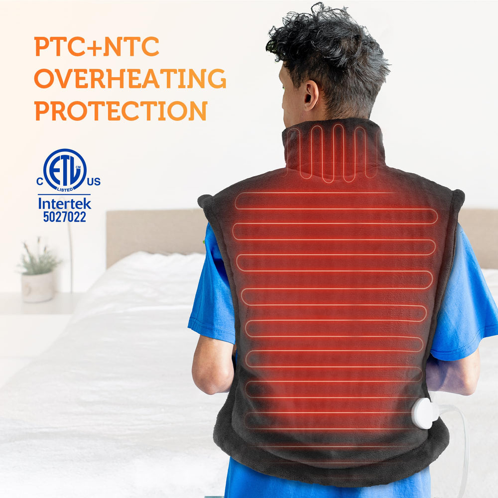 CILI heating pad ultra-soft flannel surface for cozy warmth