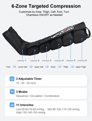 CINCOM Air Compression Boot foot area promotes ankle comfort and vascular circulation